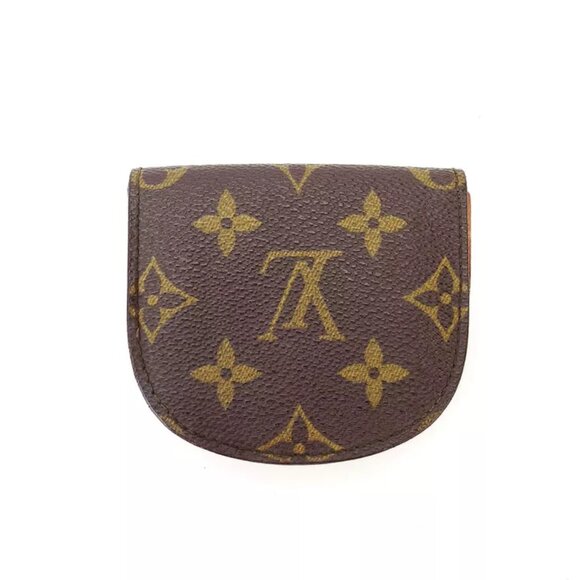 Louis Vuitton coin purse monogram beige monogram canvas Authentic used T16991 - Picture 2 of 7